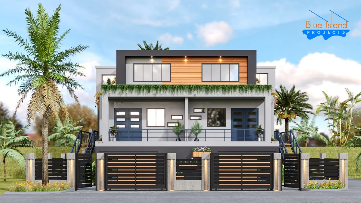The Trade Wind House — 4 bedroom tropical house plan exterior