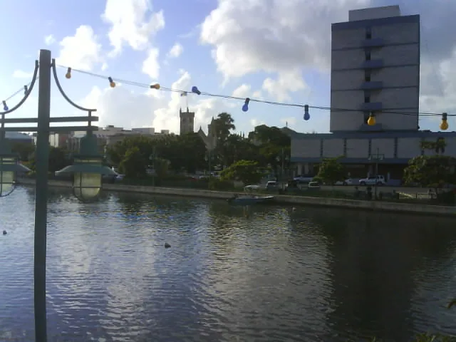 The inner basin of the Constitution River in Bridgetown, Barbados